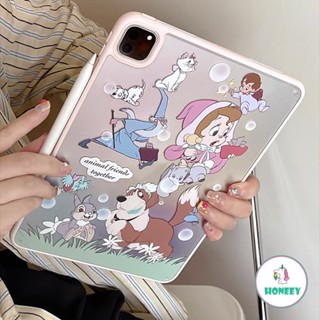 เคสซิลิโคนใส ลายเจ้าหญิงดิสนีย์ กันตก สําหรับ IPad Air 2021 10.2 Mini 6 Air 4 10.9 IPad Pro 11 นิ้ว