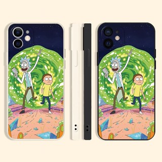 เคสไอโฟน 14 pro 8พลัส animation Rick Morty 7 8 Plus Se 2020 เคส iPhone 11 12 13 promax case X Xr Xsmax cover