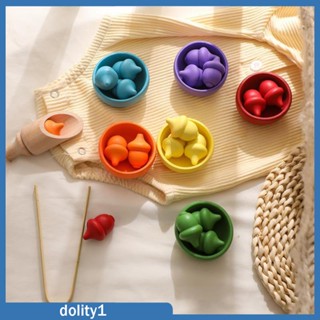 [Dolity1] ของเล่นลูกบอลไม้ Montessori สําหรับเด็กวัยหัดเดิน