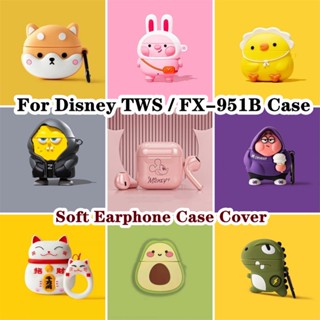 【imamura】เคสหูฟัง แบบนิ่ม ลายการ์ตูนดิสนีย์ TWS สําหรับ Disney FX-951B NO.2