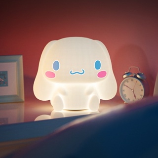 Family Shorage Cinnamoroll Mini Night Light การ์ตูนน่ารัก Tap Control Eyes Protection Soft Lighting ซิลิโคนเนอสเซอรี่ไลท์