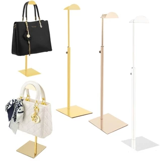 PETALIX ขาตั้ง สแตนแขวนโชว์กระเป๋า สแตนเลส ที่แขวน วางบนโต๊ะ ปรับความสูงได้ Stand Display Bag
