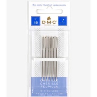 DMC Chenille needle เข็มรูใหญ่ ปลายคม เข็มเย็บผ้า