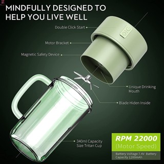 เครื่องตัดน้ําแข็งไฟฟ้า 420 มล. 15000-22000 Rpm 6 ใบพัด