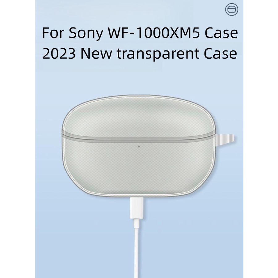 เคสหูฟังบลูทูธไร้สาย TPU แบบใส สําหรับ Sony WF-1000XM5 WF-1000 2023