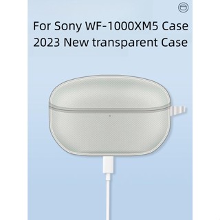 เคสหูฟังบลูทูธไร้สาย TPU แบบใส สําหรับ Sony WF-1000XM5 WF-1000 2023