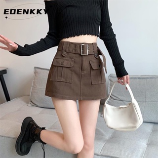 EOENKKY  กระโปรง กระโปรงยีนส์ กระโปรงกางเกง 2023 NEW Style 072825 สวยงาม High quality Beautiful สไตล์เกาหลี A23M08W 36Z230909