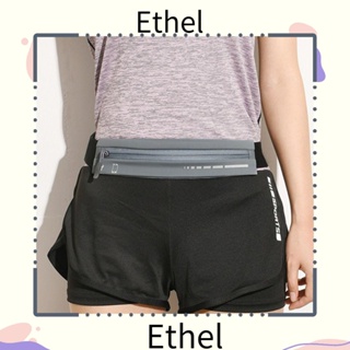 Ethel1 กระเป๋าคาดเอว ผ้าไลคร่า กันน้ํา ยืดหยุ่น เหมาะกับการวิ่ง เล่นกีฬา สําหรับผู้ชาย ผู้หญิง