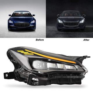 Fitness Life อัพเกรดการเปลี่ยนไฟหน้าแบบ LED แบบ Adaptive Matrix ใหม่สำหรับ Maserati Quattroporte M156 2014-2017