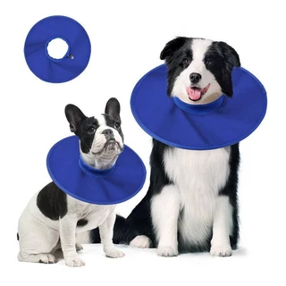 อุปกรณ์สําหรับสัตว์เลี้ยงสําหรับสุนัข Elizabeth Collar แมวสุนัขกันน้ํา Anti-Bite Anti-Lick Collar สุนัขกรูมมิ่งหมวกปลอกคอปลอกคอป้องกัน FZ-HL