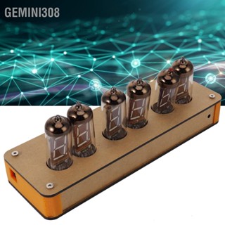 Gemini308 ชุดนาฬิกาหลอด หลอดฟลูออเรสเซนต์วินเทจ ของตกแต่งงานฝีมือ DIY ของสะสม US ปลั๊กไฟ AC 100‑240V