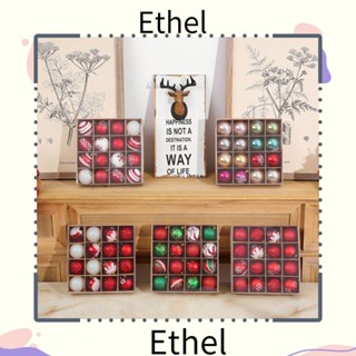 Ethel1 ลูกบอลคริสต์มาส ขนาด 6 ซม. สําหรับประดับตกแต่ง