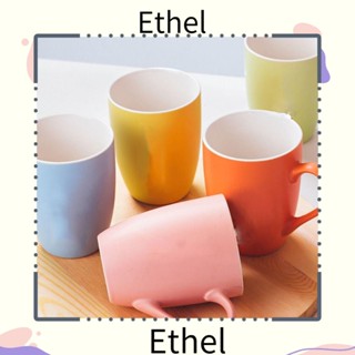 Ethel1 แก้วกาแฟเซรามิค พร้อมหูจับ 330 มล. ของใช้ในครัวเรือน