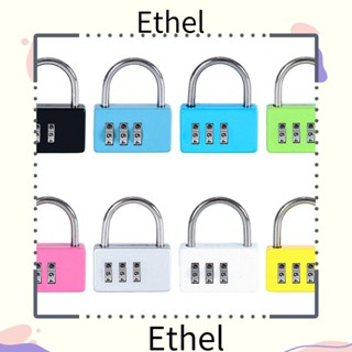 Ethel1 อุปกรณ์ล็อครหัสผ่าน 3 หลัก แบบมีซิป สําหรับกระเป๋าเป้สะพายหลัง