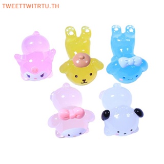 SANRIO Trtu กิ๊บติดผมเรซิ่น เนื้อแมตต์ ลายการ์ตูนซานริโอ้น่ารัก สามมิติ 5 ชิ้น