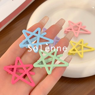 Solenne บาท 1 1 บาท กิ๊บติดผม  คลิปผมสไตล์เกาหลีที่เรียบง่าย  Hot selling blockbusters 2023 NEW Style 080315