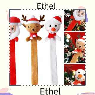 Ethel1 ของเล่นตุ๊กตาคริสต์มาส ทรงกลม สําหรับเด็ก