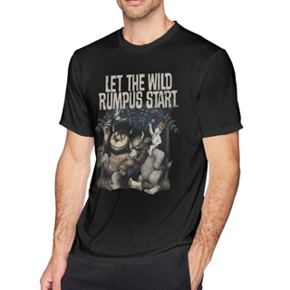 เสื้อยืด พิมพ์ลาย The Wild Things Are Wild Rumpus โอเวอร์ไซซ์ แฟชั่นยอดนิยม สําหรับผู้ชาย