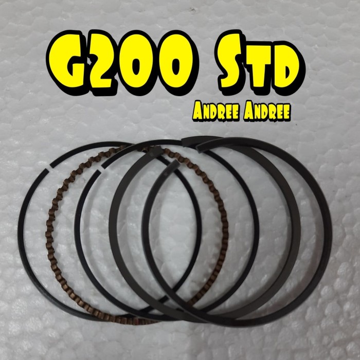 G200 ขนาด Std Ring ลูกสูบ Honda G-200 G 200 ขนาด 0.00 Standard 000