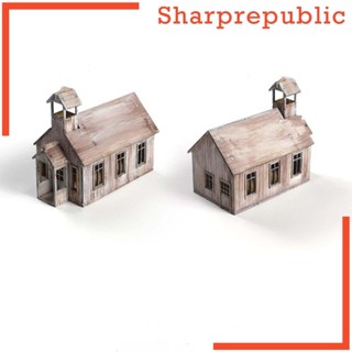 [Sharprepublic] โมเดลตัวต่อ 1:72 DIY อุปกรณ์เสริม สําหรับสถาปัตยกรรม ฉากสถาปัตยกรรม