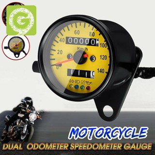 เครื่องวัดระยะทาง KMH Speedometer Gauge Meter ไฟแบ็คไลท์ LED สําหรับรถจักรยานยนต์