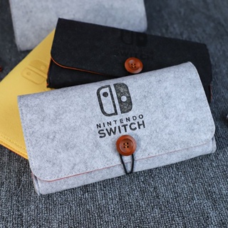 ➷ที่เก็บสักหลาด➷ กระเป๋าเคส แบบมือถือ ขนาดพกพา สําหรับ Nintendo Switch Felt lite NS