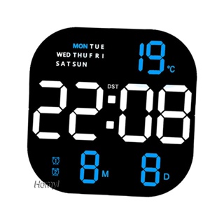 [Homyl] นาฬิกาปลุกดิจิทัล LED 12 ชั่วโมง 24 ชั่วโมง หรี่แสงได้ สําหรับผู้ใหญ่