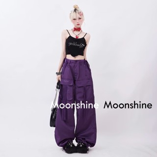 Moon  เสื้อครอป เสื้อแฟชั่นผู้หญิง y2k สีพื้น สําหรับผู้หญิง ใส่ไปคลับ ปาร์ตี้ 2023 NEW 080403 พิเศษ ins ทันสมัย High quality A90M0B1 36Z230909