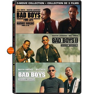 หนังแผ่น Bluray BAD BOYS แบดบอยส์ คู่หูขวางนรก ภาค 1-3 Bluray Master เสียงไทย (เสียง ไทย/อังกฤษ ซับ ไทย/อังกฤษ) หนังใหม่