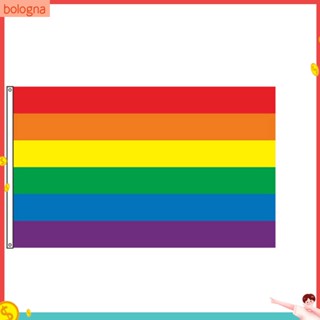 {bologna} ธงแบนเนอร์ LGBT สีรุ้ง ขนาด 60x90 ซม. สําหรับตกแต่ง