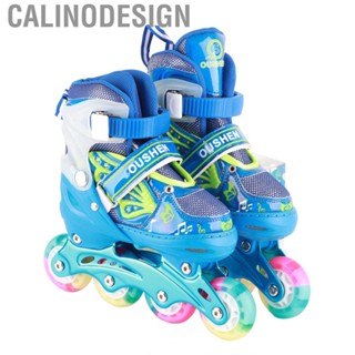 Calinodesign Adjustable Inline Skates For Kids Boys Girls  Roller With Light