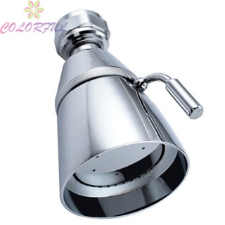 【COLORFUL】Anti Corrosion Zinc Alloy Top Shower Head with Easy Cleaning and Washing Feature