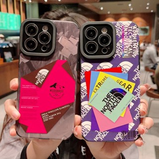 สำหรับเคส The North Face Apple IPhone 13 เคสไอโฟนหนังโทรศัพท์มือถือหนังแข็งกันกระแทก เคส IPhone 13 11 8 plus เคสi11 7 เคสไอโฟน8พลัส เคสไอโฟนXr 12 14 Pro Max SE2 2020 เคส i8plus X Xr Case