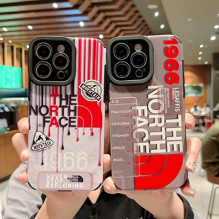 สำหรับเคส The North Face IPhone 14 Pro max เคสไอโฟนหนังโทรศัพท์มือถือหนังแข็งกันกระแทก เคส Apple IPhone 13 7 เคสไอโฟน8พลัส 11 8 plus เคสi11 เคสไอโฟนXr SE2 2020 เคส i8plus X Xr 12 14 Pro Max Case