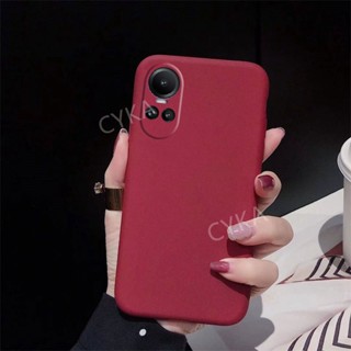 เคสโทรศัพท์มือถือ ซิลิโคนนิ่ม ผิวด้าน บางมาก สําหรับ OPPO Reno10 Pro 5G 10Pro+ Reno 10 5G Reno10 Pro+ 5G Reno 10 5G