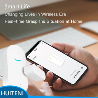 1/2/3 Tuya Smart Wifi เซนเซอร์ประตู เปิด / ปิด เครื่องตรวจจับ Wifi สัญญาณเตือนบ้าน เข้ากันได้กับ Alexa Google Home Tuya APP