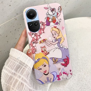 เคสโทรศัพท์ซิลิโคน แบบนิ่ม ลายการ์ตูนเจ้าหญิง Kayoing สําหรับ OPPO Reno10 Pro+ Reno 10 Pro Plus 8T A98 A78 NFC A58 4G 5G