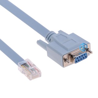 Rj45 Male to DB9 Female สายเคเบิ้ลเครือข่ายคอนโซล 1.5 เมตร สําหรับเราเตอร์ Cisco Switch #T [Missece.th]