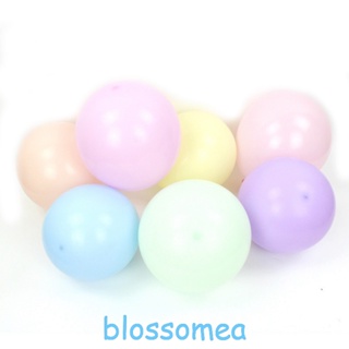 Blossomea ลูกโป่งยาง สีพาสเทล 10 นิ้ว สําหรับตกแต่งปาร์ตี้วันเกิด งานแต่งงาน 100 ชิ้น