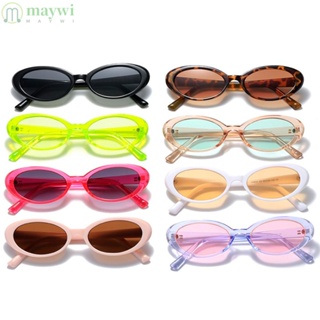 Maywi แว่นกันแดด ทรงวงรี อินเทรนด์ ป้องกัน UV400 แว่นตาเฉดสี