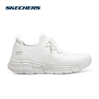 Skechers สเก็ตเชอร์ส รองเท้า ผู้ชาย BOBS Sport Bobs B Flex Shoes - 118100-WHT