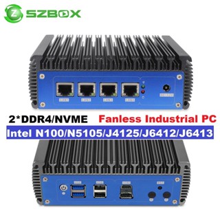 เราเตอร์ แบบนิ่ม X4A N100 N5105 J6412 pfSense 2.5G 4*lntel i226 Nics NVMeDDR4