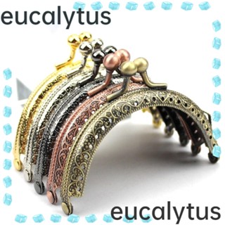 Eucalytus1 ตะขอจับกระเป๋าถือ สไตล์เรโทร สําหรับเย็บผ้า งานฝีมือ 5 ชิ้น