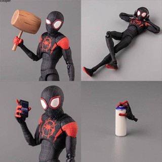 【กำลังจัดส่ง】โมเดลของเล่น Action Figure, Sentinel Sv, Spiderman In The Spider-verse, Miles Morales, Peni Parker, Mobile Doll, Gift