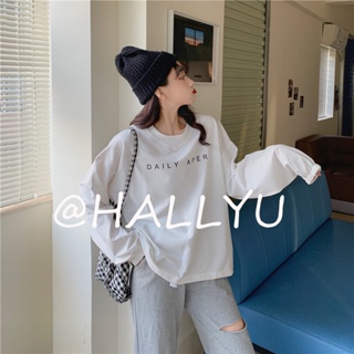 HALLYU เสื้อผ้าผู้ญิง แขนยาว เสื้อฮู้ด คลุมหญิง สไตล์เกาหลี แฟชั่น  สไตล์เกาหลี สวยงาม Beautiful สวย A98J24T 36Z230909