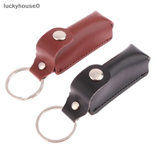 Luckyhouse0^^ เคสพวงกุญแจหนัง Usb แบบพกพา สําหรับแฟลชไดรฟ์