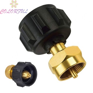 【COLORFUL】Efficient QCC1 Adapter for 1lb Propane Tanks Quick Refills No Extra Tools Needed