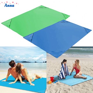 【Anna】Outdoor Camping Tarp Pocket Picnic Blanket Sandproof Waterproof Lightweight