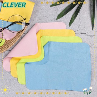 Clever ผ้าทําความสะอาดเลนส์กล้อง และโทรศัพท์มือถือ สุ่มสี 4 ชิ้น