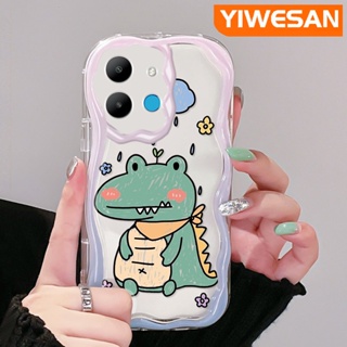 เคสโทรศัพท์มือถือ ซิลิโคนนิ่ม ใส กันกระแทก ลายการ์ตูนจระเข้น้อย สําหรับ Infinix Smart 6 HD Smart 6 Plus Smart 7